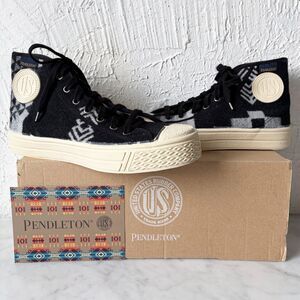 Pendleton US Rubber Co Grey Scale Wool High Top Sneaker - Women's 40/ 9